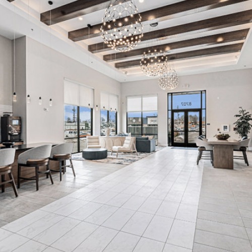 clubhouse with kitchen
