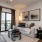 living room with access to private balcony